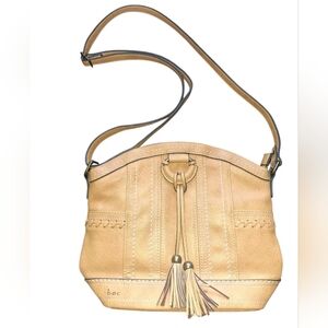 B.O.C. Born Concepts Mustard Colored Boho Crossbody with Tassels